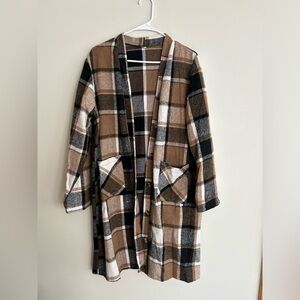 Plaid Coat Dress
